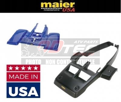 KIT CARROSSERIE, CARENAGE MAIER USA YAMAHA BANSHEE 350  BLEU/NOIR MAT