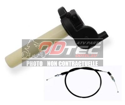 Kit poignée de gaz + câble type Vortex LTR450 - 1040963. poignée,câble,type,Vortex,LTR450,Type,poignée,vortex,enroulement,horizontal,cable,Protection,étanchéité,solidité,précision,accélération,toutes,circonstances,Indispensable,pour,compétition,remplacement,gachette,origine,données