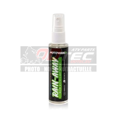 Spray anti-buée MOTOVERDE 75ml - 1109821/DIS13. Spray,anti-buée,MOTOVERDE,75ml,Away,permet,créer,film,hydrophile,intérieur,surface,visière,empêche,formation,condensation,offrant,protection,sans,buée,avec,vision,maximale,Away,fonctionne,tout,peut,être,embu