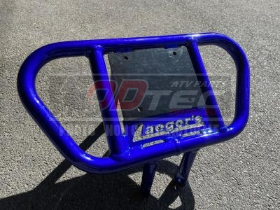 BUMPER LAEGER'S BLEU POUR YFZ450R - LAEBUMV2BLYFZR+BLUE25. BUMPER,LAEGER,BLEU,POUR,YFZ450R,BUMPER,LAEGER,BLEU,POUR,YFZ450R,Update,Version,Plaque,frontale,démontable,pour,maximum,protection,pour,placer,numéro,Finition,BLEU,Aluminium