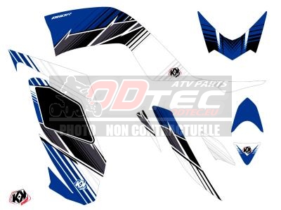 KIT DÉCO 660 RAPTOR BLEU - KUTVEK. DÉCO,RAPTOR,BLEU,DÉCO,RAPTOR,BLEU,Qualité,déco,microns,Composition,déco,Quad,pour,Yamaha,Raptor,Ailes,avant,Ailes,arrière,Face,avant,Parties,latérales,Réservoir,Facilité,pose,sous,effet,chale