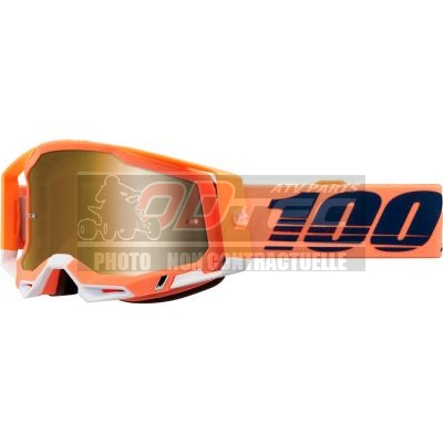 MASQUE 100% RACECRAFT 2 CORAL - 50010-00018. MASQUE,100%,RACECRAFT,CORAL,MASQUE,100%,RACECRAFT,CORAL,ECRAN,MIRROR,Ecran,Lexan,anti-buée,pour,vision,claire,Champ,vision,élargit,pour,vision,hors,pair,Stabilisateurs,injectés,larges,pour,ajustement,équilibré,Mousse,faciale,tripl