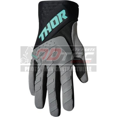 GANTS THOR SPECTRM GY/BK/MT - 3330-682 6/7/8/9. GANTS,THOR,SPECTRM,GY/BK/MT,Gants,Spectrum,Protection,caoutchouc,empiècements,superposés,main