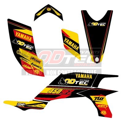 Kit déco ODTEC Racing YFZ450 Jaune - KUTVEK. déco,ODTEC,Racing,YFZ450,Jaune,déco,ODTEC,Racing,YFZ450,Rouge,Possibilité,changer,couleurs,numéro,logo,déco,Nous,contacter),Qualité,déco,microns,Fabrication,française,très,haute,qualité,KUTVEK),deco,adhésif