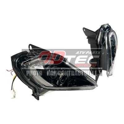 PAIRE DE FEUX A LEDS POUR YAMAHA 350 RAPTOR - Tonnycat TNC b0801-02401cl. PAIRE,FEUX,LEDS,POUR,YAMAHA,RAPTOR,PAIRE,FEUX,LEDS,POUR,RAPTOR,Phares,avants,LEDs,CLIGNOTANTS,intégrés,Plug,Play,Tension,Lentille,HARDCOATED,Puissance,110W,Feux,croisement,Feux,route,feux,leds,rechan