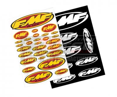 Kit stickers FMF - 014800. stickers,Autocollant,avec,logo