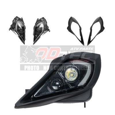 PAIRE DE FEUX A LEDS + GARNITURE POUR 700 RAPTOR