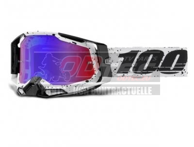 MASQUE 100% RACECRAFT 2 TRINITY - 50010-00033. MASQUE,100%,RACECRAFT,TRINITY,MASQUE,100%,RACECRAFT,TRINITY,100%,Ecran,Lexan,anti-buée,pour,vision,claire,Champ,vision,élargit,pour,vision,hors,pair,Stabilisateurs,injectés,larges,pour,ajustement,équilibré,Mousse,faciale,triple,épaisseur