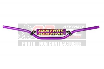 Guidon RENTHAL 22MM 966 PURPLE - 966-05-PE-01-261. Guidon,RENTHAL,22MM,PURPLE,Guidon,RENTHAL,22MM,PURPLE,Renthal,fait,revivre,vibe,rétro,début,années,présente,nouveaux,guidons,mousses,edition,limitée,Modern,Retro,gamme,guidons,anodisés,violet,dispose,mousse,guidon,assortie