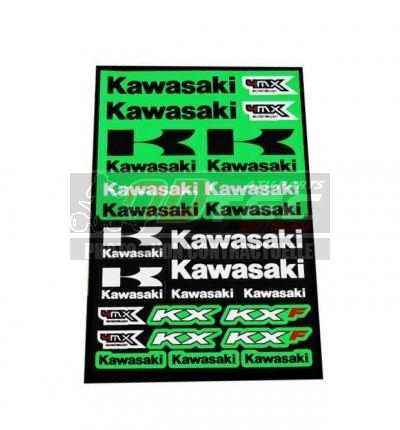 PLANCHE DE SITCKERS 45X30CM KAWASAKI - 01KITA606KW. PLANCHE,SITCKERS,45X30CM,KAWASAKI,PLANCHE,SITCKERS,45X30CM,KAWASAKI