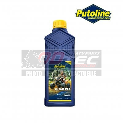 PUTOLINE QUAD RF4 SEMI SYNTHETIC 10W40 - 83 0270303. PUTOLINE,QUAD,SEMI,SYNTHETIC,10W40,huile,moteur,Quad,10W-40,huile,semi-synthétique,pour,quad,temps,produit,contient,système,additif,révolutionnaire,Pure,Bike,Technomoto,garantit,compatibilité,totale,avec,matériaux,friction,embrayages,modern