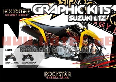 Rockstar Energy Suzuki LTZ 04 > 08 - . Rockstar,Energy,Suzuki,Rockstar,Energy,Suzuki,LTZ-400,universel,mont,également,Suzuki,LTZ-400,avec,plastiques,noir,blanc,jaune,dispo,également,pour,Suzuki,LTZ-400,04/08,Suzuki,LTR-450