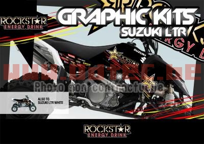 Rockstar Energy Suzuki LTR-450 06 > + - . Rockstar,Energy,Suzuki,LTR-450,Rockstar,Energy,Suzuki,LTR-450,universel,mont,également,Suzuki,LTR-450,avec,plastiques,noir,blanc,jaune,dispo,également,pour,Suzuki,LTZ-400,04/08,Suzuki,LTZ-400,04/08