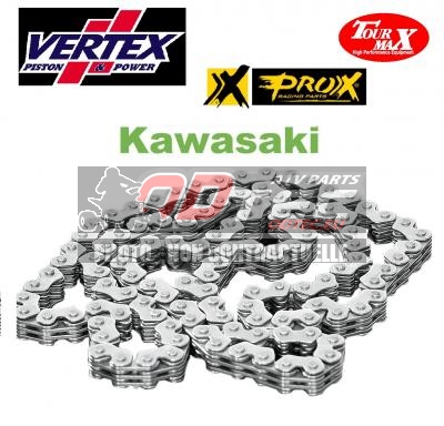 CHAINE DE DISTRIBUTION KAWASAKI - B071929/070023/070005(LTZ)/09250758(450)/071292. CHAINE,DISTRIBUTION,KAWASAKI,CHAINE,DISTRIBUTION,HOTCAMS/WISECO/PROX,pour,quad,sportif,Kawasaki,KFX400,03/06,Kawasaki,KFX450R,08/14,Kawasaki,KFX700,04/09,Chaîne,RENFORCEE,Chaîne,SILENCIEUSE,chaîne,livré,fermée,excepté,pour,Yamaha