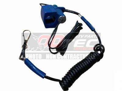 Coupe circuit universel blue pour quads sportifs - Bihr874101/RM 121409382. Coupe,circuit,universel,blue,pour,quads,sportifs,Coupe,circuit,universel,pour,quads,sportifs,Coupe,circuit,racing,étanche,util,isé,tous,pros,tout,terrain,Pilotez,toute,sécurité,avec,coupe,circuit,mise,masse,câble,spirale,relié,pilote,coupe,contac