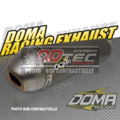 Doma silencieux Whisper pour collecteur d'origine Kawasaki KFX450 R - DOMASIL402611. Doma,silencieux,Whisper,pour,collecteur,origine,Kawasaki,KFX450,Doma,silencieux,Whisper,pour,collecteur,origine,collier,visserie,inclus,système,offre,gain,couple,puissance,supérieur,silencieux,origine,avec,réduction,bruit,significative,92/96,fonction,cyli