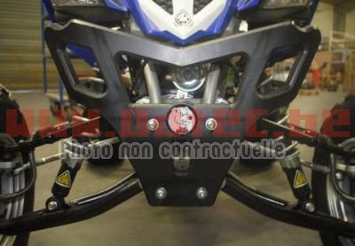 Bumper PHD BAXPER AXP Racing Yamaha Raptor 700 - AX1236. Bumper,BAXPER,Racing,Yamaha,Raptor,Bumper,BAXPER,Racing,Finition,noire,sans,déco,avantage,plie,effet,mémoire,reprend,place,origine,avec,gain,poid,négligable,racing,innove,encore,toujours,BAXPER