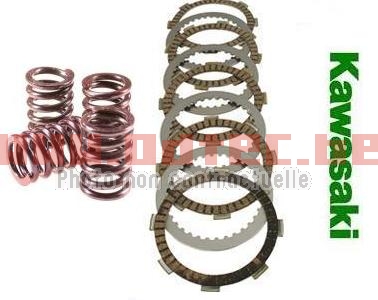 Kit d'embrayage Kawasaki KFX400 03/06 - AT03652H/FR3402/FR3405. embrayage,Kawasaki,KFX400,03/06,embrayage,racing,complet,complet,prêt,être,installé,comprenant,Disques,lisses,avec,micro,perforation,pour,meilleur,lubrification,Disque,garnis,complètements,Ressorts,renforcés,JOINT,CI-DESSOUS