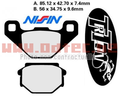 Plaquettes de frein racing NISSIN ST pour Triton - NIS 2P236ST. Plaquettes,frein,racing,NISSIN,pour,Triton,Plaquettes,frein,racing,NISSIN,pour,Triton,plaquettes,avant,gauche,droite,sont,mêmes,prévoyez,kits,côté,Plaquettes,SINTER,pour,utilisation,extrême,excellent,longévité