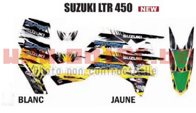 KIT DECO SUZUKI LTR 450 JAUNE - KKIT14LTRYE. DECO,SUZUKI,JAUNE,DECO,SUZUKI,JAUNE,Couvres,ailes,arrière,avant,Côtés,(FLANC),Caches,radiateur,latérales,Couvres,ailes,arrières,Qualité,supérieur