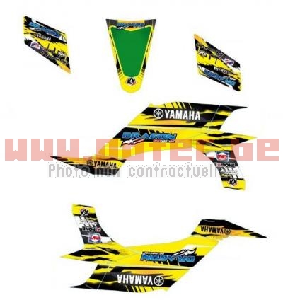 KIT DECO YAMAHA YFZ 450 JAUNE LIGHT - KKIT14YFZYE/L. DECO,YAMAHA,JAUNE,LIGHT,DECO,YAMAHA,JAUNE,LIGHT,Couvres,ailes,arrière,avant,Côtés,(FLANC),Caches,radiateur,latérales,Qualité,supérieur