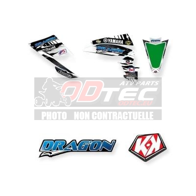 KIT DECO YAMAHA YFZ 450R NOIR/BLANC LIGHT 2009 > 2013 - KKIT14YFZRBKW/L. DECO,YAMAHA,450R,NOIR/BLANC,LIGHT,2009,2013,DECO,YAMAHA,450R,NOIR/BLANC,LIGHT,Couvres,ailes,arrière,avant,Côtés,(FLANC),Caches,radiateur,latérales,Qualité,supérieur