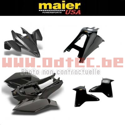 KIT CARROSSERIE, CARENAGE COMPLET MAIER USA  SUZUKI  LTR450 - 14040263/1404-0306/0521-0525/0701-0329. CARROSSERIE,CARENAGE,COMPLET,MAIER,SUZUKI,LTR450,CARROSSERIE,CARENAGE,COMPLET,MAIER,SUZUKI,LTR450,high-density,polyethylene,Guide,flux,radiateur,(x2),Couvre,réservoir,Coque,avant,Coque,arrière