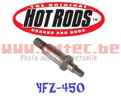 AXE DE POMPE A EAU YAMAHA YFZ450 - 09500574/HRSHA-001. POMPE,YAMAHA,YFZ450,POMPE,YAMAHA,YFZ450,remplacement,origine,YAMAHA,YFZ450,04/05,YAMAHA,YFZ450,06/08,YAMAHA,YFZ450,12/14+,Replaces,worn,water,pump,shaft,quality,materials,Polished,surface,finish,decreases,water,pump,seal,wear