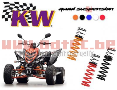 Kit ressorts K&W suspension pour quads sportif avec 3 amortisseurs (RESSORTS BLANC/ROUGE/BLEU/ORANGE/NOIR) - . ressorts,suspension,pour,quads,sportif,avec,amortisseurs,(RESSORTS,BLANC/ROUGE/BLEU/ORANGE/NOIR),ressorts,COLOUR,SPECIALE,FINITION,NOIRE,(RAL,9005),FINITION,ROUGE,(RAL,3001),FINITION,ORANGE,(RAL,2011),FINITION,BLEU,(RAL,5002),FINITION,BLANC,(RAL,9003,standard,étant,jaune,peut,sous,10/15,jours,avoir,couleur