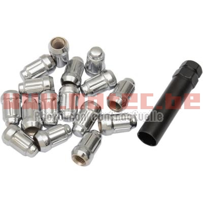 KIT DE 16 ECROUS ITP M12 x 1,25 60° - 02230131/ALUG21BX/02230086 Sans clef. ECROUS,60°,ECROUS,60°,ECROUS,dans,clef