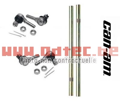 Kit barre de direction + Can Am Outlander & Renegade - 04300673/04300674. barre,direction,Outlander,Renegade,barre,direction,Passez,votre,origine,10mm,vers,barre,direction,renforcé,avec,rotule,direction,12mm,Chaque,contient,Barres,direction,renforcée,Rotules,direction,Ecro