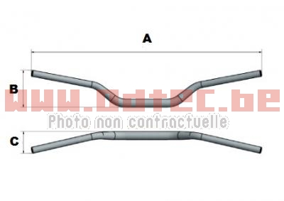 GUIDON FAT BAR NEKEN 808/110/73 - 06012906. GUIDON,NEKEN,808/110/73,NEKEN,CHOIX,JEREMIE,WARNIA,POUR,QUAD,VAINQUEUR,TOUQUET,7010,aluminium,aerospace,quality,Oversize,NEKEN,avec,diamètre,épaisseur,variable,pour,plus,souplesse,Diameter,centre,Diameter, pièce quad Belgique France