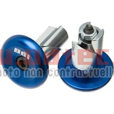 Embouts de guidon ODI alu bleu  (Ø14-19 mm.)