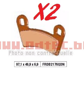 Plaquettes de frein FRDB2176QDN/MO398