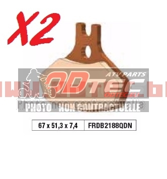 Plaquettes de frein  FRDB2188QDN/MO407