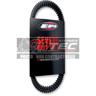 COURROIE EXTRA RENFROCEE EPI Can Am X3/X3 MAX 17/18 - 11420723. COURROIE,EXTRA,RENFROCEE,X3/X3,17/18,DRIVE,BELT,SEVERE,DUTY,X3/X3,17/18,Double-cog-style,belt,helps,reduce,clutch,heat,Aramid,tensile,cord,provides,higher,load,capabilities,less,slip,Rubber,compound,allows,right,amount,flexibility,Higher,quality,with,clos