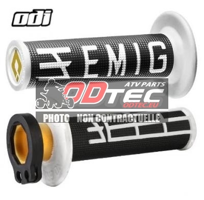 Revêtements ODI Emig V2 Lock-On noir/blanc - OG3903/H36EMBW. Revêtements,Emig,Lock-On,noir/blanc,Revêtements,Emig,Lock-On,noir/blanc,Description,Terminé,fils,colle,temps,perdu,pour,montage,poignées,système,Lock-on,breveté,chez,révolutionne,marché,poignée,Offroad,Mont