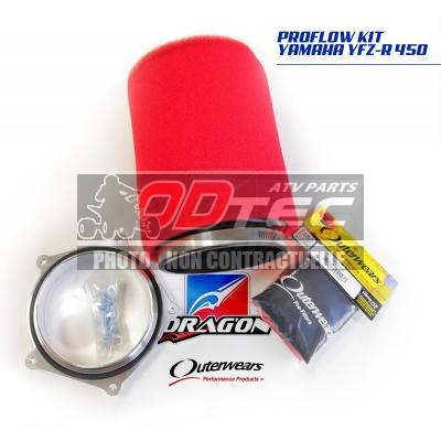 KIT ADMISSION PROFLOW / FILTRE + SURFILTRE MOUSSE + PREFILTRE OUTERWEARS YAMAHA YFZ450/YFZ450R - DRPFLOWYFZR-MS. ADMISSION,PROFLOW,FILTRE,SURFILTRE,MOUSSE,PREFILTRE,OUTERWEARS,YAMAHA,YFZ450/YFZ450R,ADMISSION,PROFLOW,FILTRE,SURFILTRE,MOUSSE,PREFILTRE,OUTERWEARS,YAMAHA,YFZ450/YFZ450R,Platine,aluminium,fixations,Filtre,Mousse,Sufiltre,mousse,Préfiltre,OUTERWEARS,Compatible,avec,quads,YAMAHA