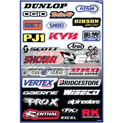 FACTORY EFFEX DECAL,SPONSOR KIT A - 43200712. FACTORY,EFFEX,DECAL,SPONSOR,FACTORY,EFFEX,DECAL,SPONSOR