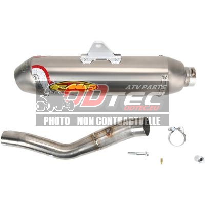 FACTORY 4.1 SLIP-ON MUFFLER STAINLESS STEEL & TITANIUM NATURAL YAMAHA YFZ450 03/14 - 18310356. FACTORY,SLIP-ON,MUFFLER,STAINLESS,STEEL,TITANIUM,NATURAL,YAMAHA,YFZ450,03/14,FACTORY,SLIP-ON,MUFFLER,STAINLESS,STEEL,TITANIUM,NATURAL,YAMAHA,YFZ450,Titanium,slip-on,mufflers,include,stainless,steel,midpipe,Superior,power,performance,horsepower,improved,throughout,range,Feature,exclusive,proprietary