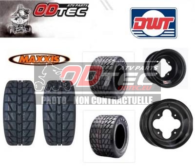 Pack ALU DWT A5 Black Series - Maxxis RL Suz/Kawa/Honda...