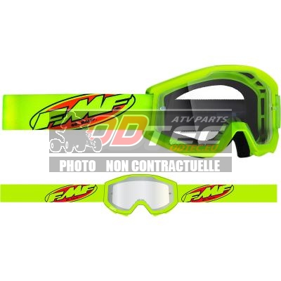 FMF VISION PowerCore Core Goggles YL CLR - 26013005. VISION,PowerCore,Core,Goggles,VISION,PowerCore,Core,Goggles,masques,sont,fabriqués,100%,Caractéristiques,POWERCORE,Lentille,polycarbonate,avec,revêtement,antibuée,pour,vision,claire,mousse,double,couche,gère,transpira