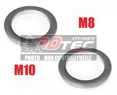 Pack 2 rondelles joint de vidange M8/M10