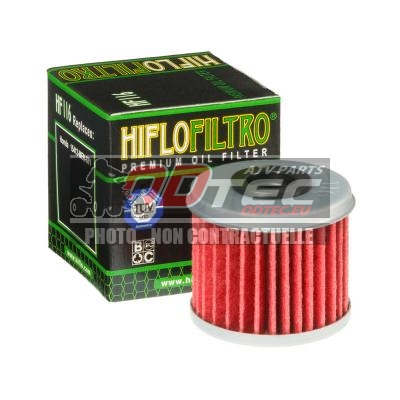 Filtre à huile HIFLOFILTRO - HF116 HONDA TRX450R - Bihr: 1000457/HF116. Filtre,huile,HIFLOFILTRO,HF116,HONDA,TRX450R,Filtre,huile,HIFLOFILTRO,HF116,Pièces,essentielles,qualité,contribuant,longévité,moteurs,filtres,HIFLOFILTRO,sont,reconnus,pour,choix,matériaux,utilisés,qualité,dassemblage,éléments,filtrants