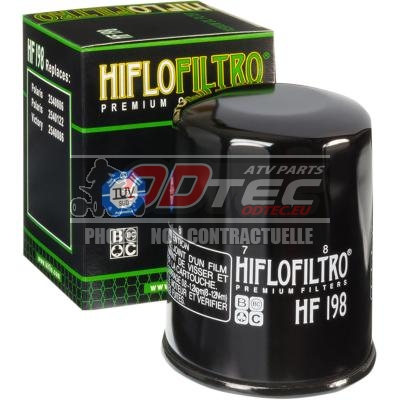 Filtre à huile HF198 Polaris RZR - 07120114/HF198. Filtre,huile,HF198,Polaris,Filtre,huile,premium,Filtre,huile,premium,haute,qualité