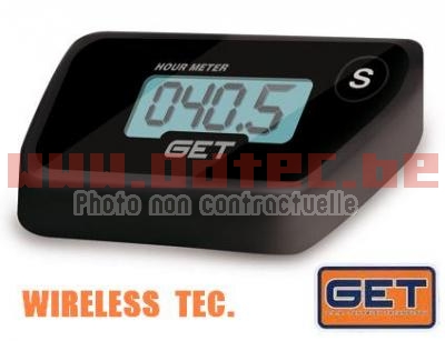 Compte heures GET sans fil - DRA22120821G GETGKETHM0002/	2212-0821. Compte,heures,sans,Compte,heures,outil,idéal,pour,gérer,votre,entretien,Utilisation,tout,moteur,thermique,temps,temps,allumage,classique,bobine,branchement,connection,nécessaire,détection,vibration,Lecture,facile