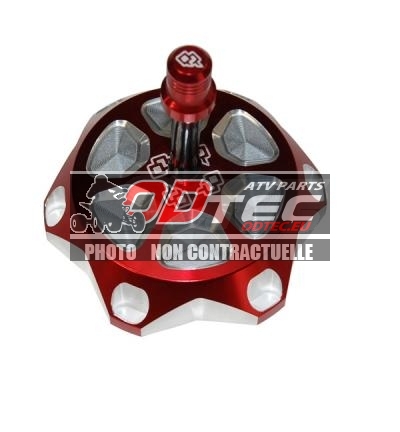 Bouchon d'essence alu QR ROUGE YAMAHA RAPTOR 700