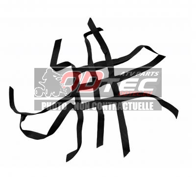 PAIRE DE FILETS NERF BAR STANDARD UNIVERSEL - 01fit01005-bk/BIHR 441056. PAIRE,FILETS,NERF,STANDARD,UNIVERSEL,FILETS,NERF,STANDARD,Livré,paire,Carrés,côtés,fixation,Sangles,connexion,châssis,pour,maximum,sécurité