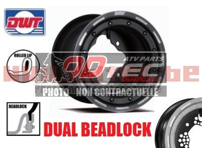 DWT  G3 9X9 4/115 4N+5N ALUMINUM DUAL BEADLOCK BLACK - 02320384. 4/115,4N+5N,ALUMINUM,DUAL,BEADLOCK,BLACK,4/115,4N+5N,ALUMINUM,DUAL,BEADLOCK,BLACK,Roues,Series,DOUBEL,BEADLOCK,FRETTE,CHAQUE,COTE,évolution,roue,course,quad,remporté,championnats,Finition,noir,circlip,noir,plus,robuse